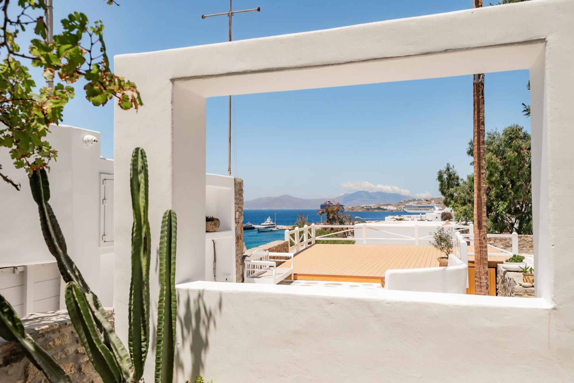 Rania Apartments Sea View Mykonos Town Екстериор снимка